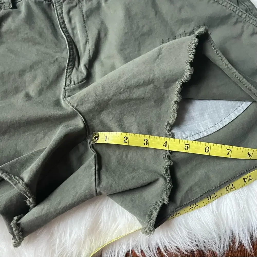 Cut Off Khaki Shorts